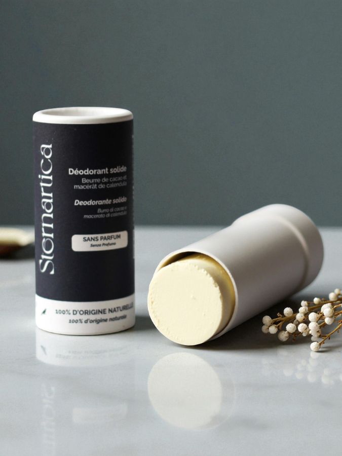 Déodorant naturel sans parfum ou au palmarosa, fait main en Provence